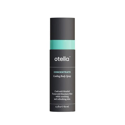 Cooling Body Spray with Menthol and Rosemary Mint, 2.7 oz. | Immediate Heat Relief Lasting 30 Minutes | Anytime Body Cooling | TSA Approved | Gluten Free | Vegan | Paraben Free