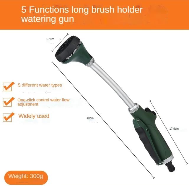 Watering Wand, GUDWING Garden wand 16 Inches Sprayer Wand perfect for Lawn and Garden Use.
