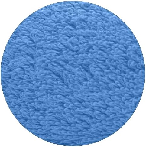 RIVERSIDE 12 Pack Premium 100% Cotton Face Washcloths, 550 GSM, 12 x 12 Inches, Soft, Absorbent Towels for Body & Shower, Bathroom Wash Clothes, Durable Face Towels Set for Spa, Gym, Medium Blue
