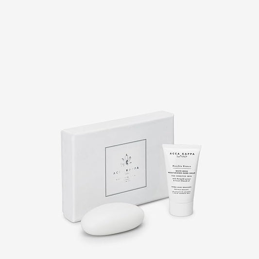 ACCA KAPPA White Moss Hand Care Gift Set – Hand Cream and Vegetable Soap