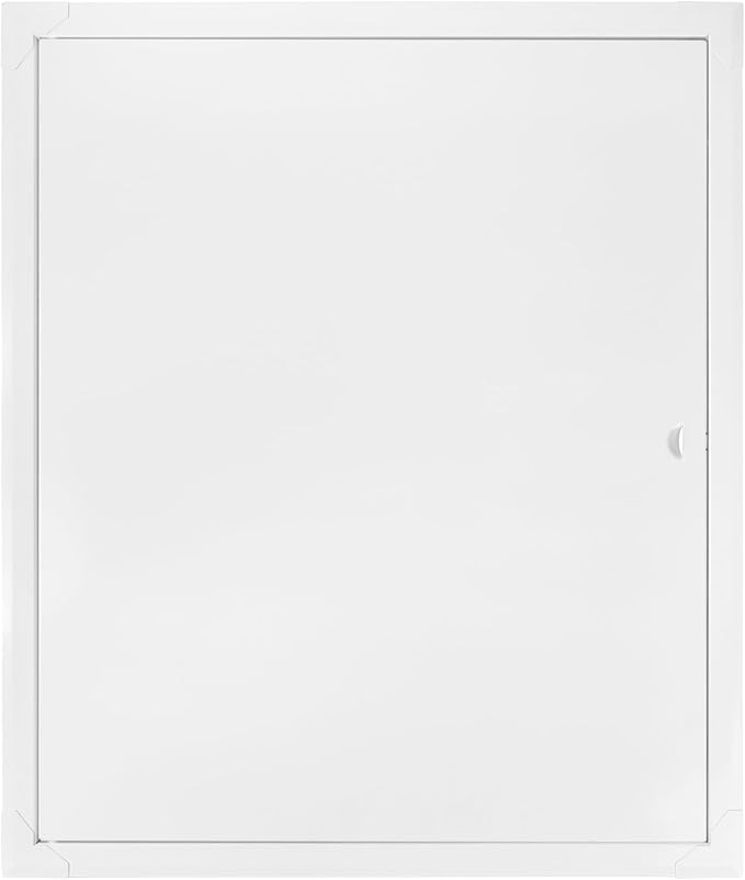 20 x 24 Inch White Rectangular Metal Plumbing Access Panel - Indoor Wall Access Door for HVAC, Wall, Ceiling, and Drywall with Panel - Opening Box Door Cover - Easy to Install
