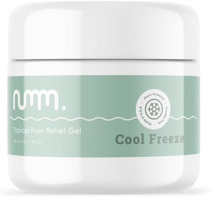 numm. Instant Pain Relief Gel, Cool Freeze, 6% Menthol, Citrus Mint Scent (2 Ounce (Pack of 1))