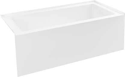 Voltaire 60" X 32" Left-Hand Drain Alcove Bathtub with Apron