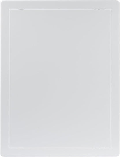 12x16 Inch White Access Panel – ABS Plastic Rectangular Wall & Ceiling Access Door for Plumbing Electrical HVAC – Easy Install Indoor Panel for Drywall, Home Improvement and Maintenance