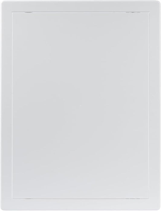 12x16 Inch White Access Panel – ABS Plastic Rectangular Wall & Ceiling Access Door for Plumbing Electrical HVAC – Easy Install Indoor Panel for Drywall, Home Improvement and Maintenance