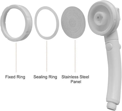 CAMPLUX Hand Held Showerhead with 11.48 FT Hose, Portable Spray Shower Head, High Pressure Shower Head with ON/Off Switch
