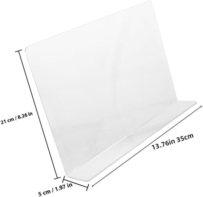 Acrylic Splash Guard for Kitchen Sink, Freestanding Splash Panel Barrier Behind Faucet, Suitable for Bathroom and Bathtub,
