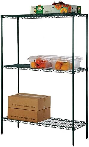 Omega 18" Deep x 24" Wide x 36" High 3 Tier Freezer Starter Shelving Unit