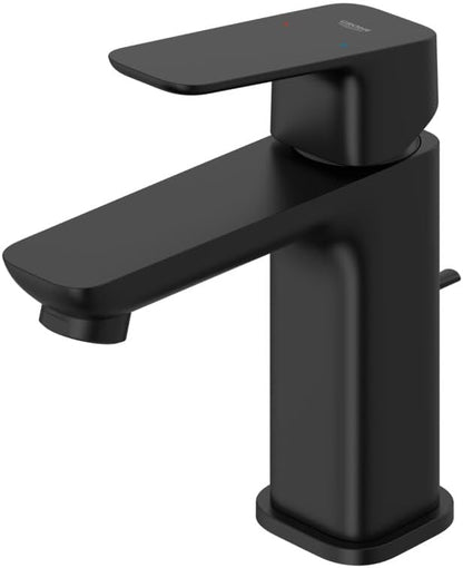 Grohe 1018982430 Cubeo Single Hole Single Handle S-Size Bathroom Faucet, 1.2 GPM, Matte Black