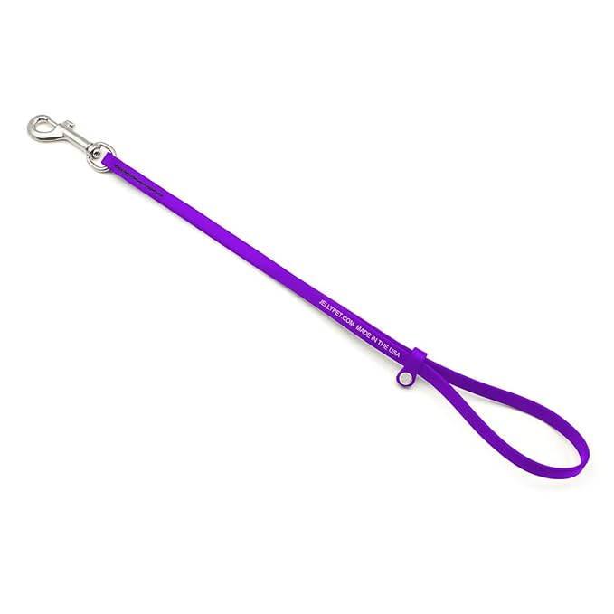 Jelly Pet Grooming Loop for Dogs | Fits Most Pet Grooming Tubs/Tables | Easy to Clean, Waterproof & Durable Noose Loop | Stronger Than Leather | Made in The USA (1/2'' x 24'', Purple)