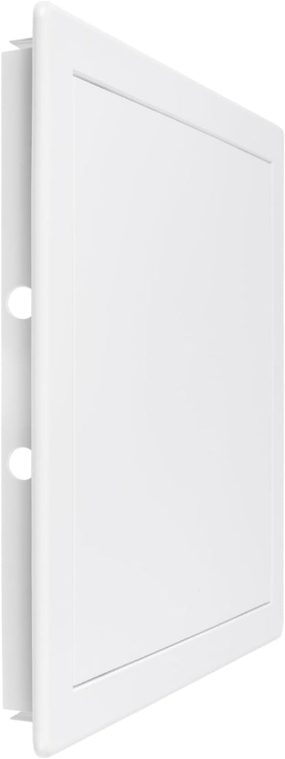 10x10 Inch White Access Panel – ABS Plastic Square Wall & Ceiling Access Door for Plumbing Electrical HVAC – Easy Install Indoor Panel for Drywall, Home Improvement and Maintenance