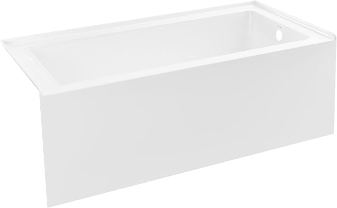 Voltaire 60" X 30" Right-Hand Drain Alcove Bathtub with Apron