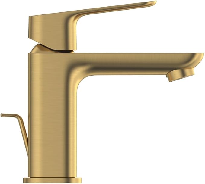 Grohe 101898GN00 Cubeo Single Hole Single Handle S-Size Bathroom Faucet, 1.2 GPM, Brushed Gold