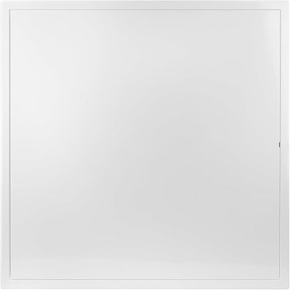 Vent Systems 24'' x 24'' Inch White Metal Access Panel with Click Function - Easy Access Doors - Access Panel for Drywall Wall Ceiling - Electrical Plumbing Service Door - Crawl Space Doors