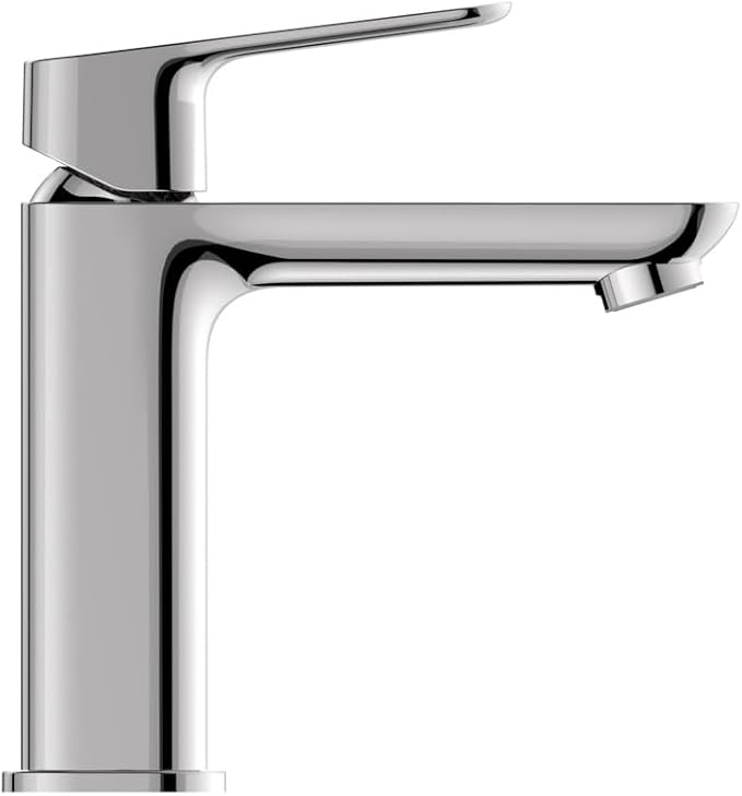 Grohe 1019200000 Cubeo Single Hole Single Handle M-Size Bathroom Faucet, 1.2 GPM, Starlight Chrome