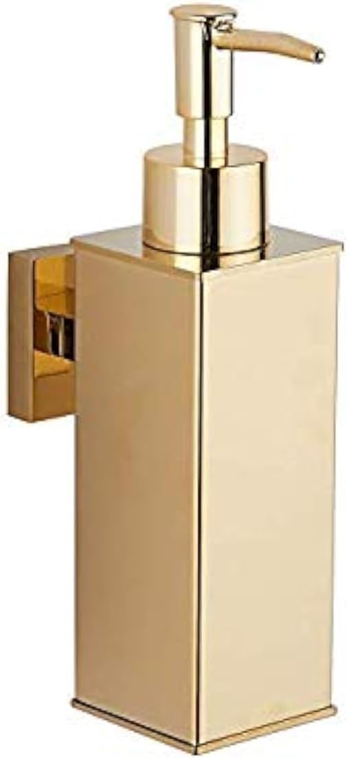 BGL Soap Dispenser Stainless Steel 304 Wall Mount Gold Liquid and Soap Dispenser for Kitchen and Bathroom