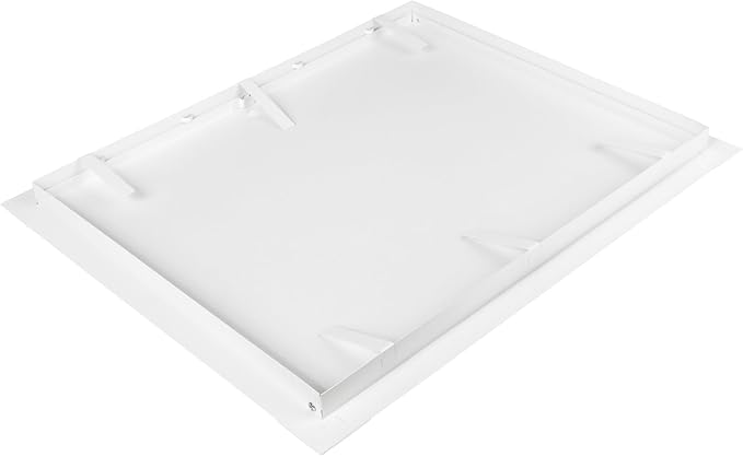 16x20 Inch White Access Panel – Metal Rectangular Wall & Ceiling Access Door for Plumbing Electrical HVAC – Easy Install Indoor Panel for Drywall, Home Improvement and Maintenance