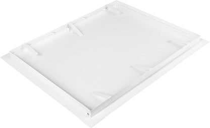 16x20 Inch White Access Panel – Metal Rectangular Wall & Ceiling Access Door for Plumbing Electrical HVAC – Easy Install Indoor Panel for Drywall, Home Improvement and Maintenance
