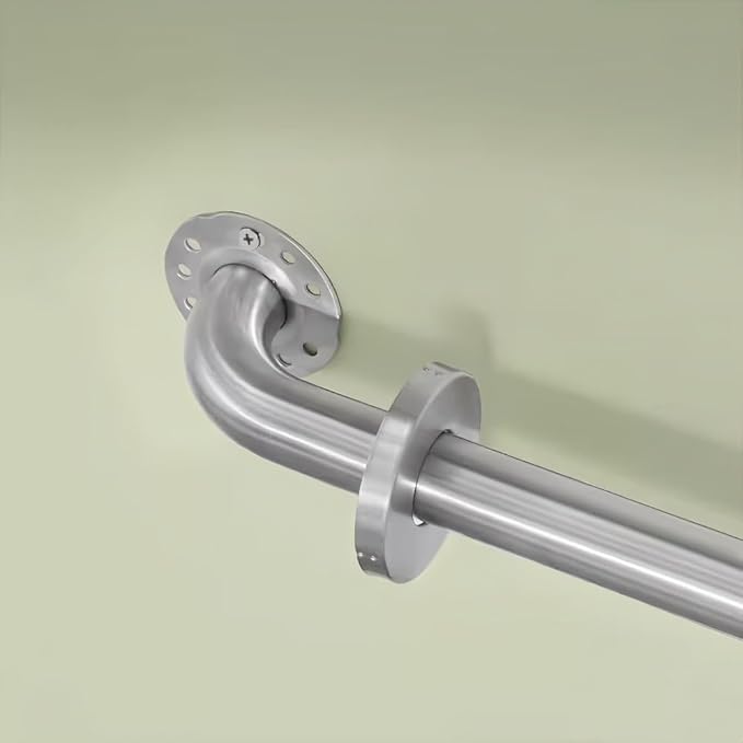 Stainless Steel Bathroom Safety Shower Grab Bar, Anti Slip Bathtubs Grab Bars,Toilet Assist Saft Handle Handrail ADA Compliant 500lbs for Handicap Elderly Senior (Brushed, 12 Inches 2 Pack)