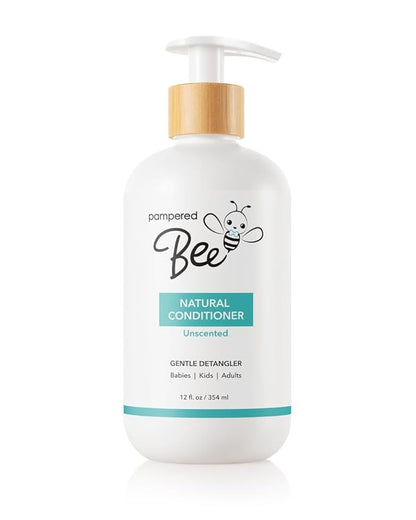 Shampoo & Body Wash + Conditioner Combo Set (Unscented) All Natural Formula for Newborns, Toddlers and Kids, 12 fl oz Each 12 Fl oz Each