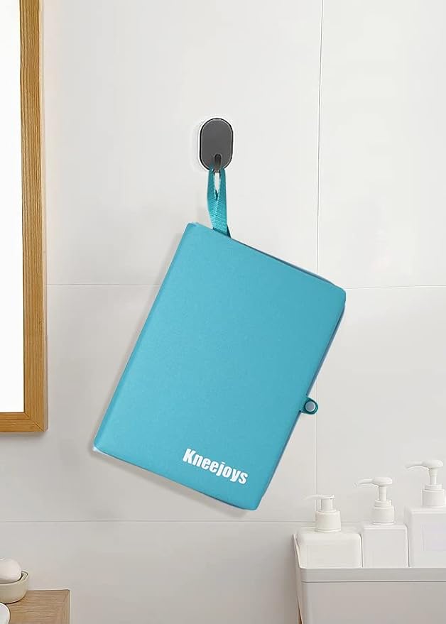 Kneeling Pad for Women & Men - Bath & Garden Kneeler, Knee Cushion for Baby Bathing & Yoga (Turquoise Blue)