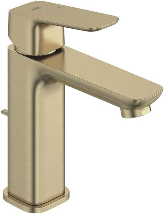 Grohe 101920EN00 Cubeo Single Hole Single Handle M-Size Bathroom Faucet, 1.2 GPM, Brushed Nickel