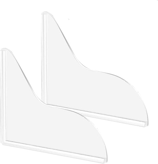 Shower Splash Guard Set Acrylic Shower Water Barrier Corner Splash Protector for Bathtub Keep Water Inside Shower Prevent Water Splashing Ideal for Sink Bathtub and Basin Use (Transparent)