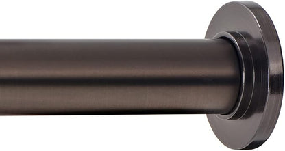 Ivilon Tension Curtain Rod - Spring Tension Rod for Windows or Shower, 24 to 36 Inch. Oil Rubbed Bronze ORB