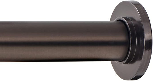Ivilon Tension Curtain Rod - Spring Tension Rod for Windows or Shower, 36 to 54 Inch. Oil Rubbed Bronze ORB
