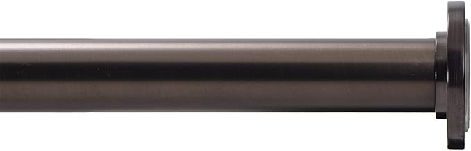Ivilon Tension Curtain Rod - Spring Tension Rod for Windows or Shower, 36 to 54 Inch. Oil Rubbed Bronze ORB