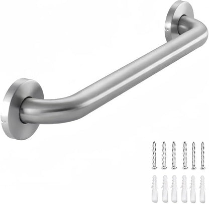 Stainless Steel Bathroom Safety Shower Grab Bar, Anti Slip Bathtubs Grab Bars,Toilet Assist Saft Handle Handrail ADA Compliant 500lbs for Handicap Elderly Senior (Brushed, 24 inches)