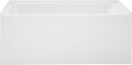 Voltaire 54" X 30" Left-Hand Drain Alcove Bathtub with Apron