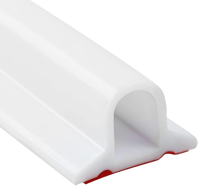 Duzzy 75 Inch Collapsible Shower Threshold Water Dam, Ideal for Wheelchair Accessible, Suitable for Accessibility ADA Handicap Showers