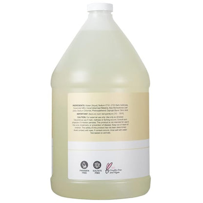 Ginger Lily Farms Club & Fitness Conditioning Liquid Hand Soap Refill, 100% Vegan & Cruelty-Free, Fragrance Free, 1 Gallon (128 fl oz)