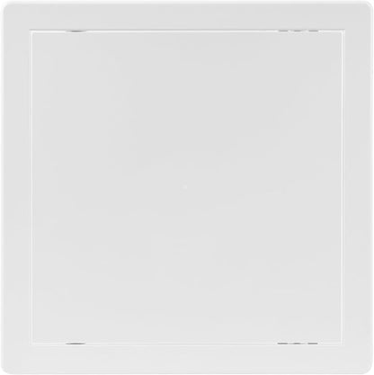 10x10 Inch White Access Panel – ABS Plastic Square Wall & Ceiling Access Door for Plumbing Electrical HVAC – Easy Install Indoor Panel for Drywall, Home Improvement and Maintenance