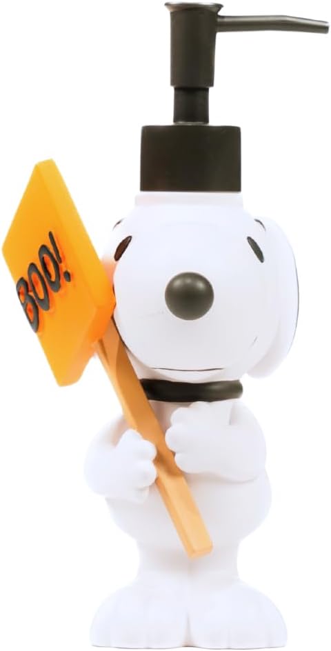 Peanuts Snoopy Soap/Lotion/Hand Sanitizer Resin Pump Dispenser, 10.23 Ounces, (Officially Licensed Product) by Franco Collectibles