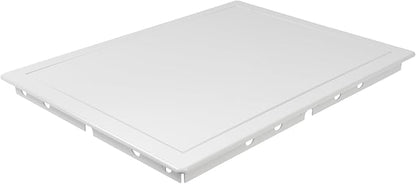 12x16 Inch White Access Panel – ABS Plastic Rectangular Wall & Ceiling Access Door for Plumbing Electrical HVAC – Easy Install Indoor Panel for Drywall, Home Improvement and Maintenance