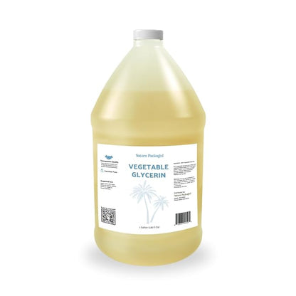 Vegetable Glycerin Oil - 100% Pure Plant Based Glycerol for DIY Skincare, Hair Care, Soap Making & Cosmetics - Vegan Moisturizing Humectant for Lotions & Creams - USP Grade 1 Gallon