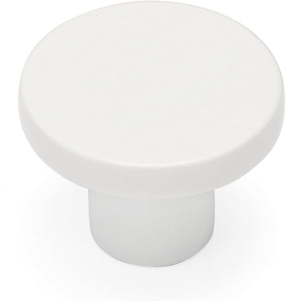 Ravinte 20 Pack Cabinet Knobs White Kitchen Cabinet Knobs Round Dresser Drawer Pulls Closet Door Pulls 1-1/5 Inch