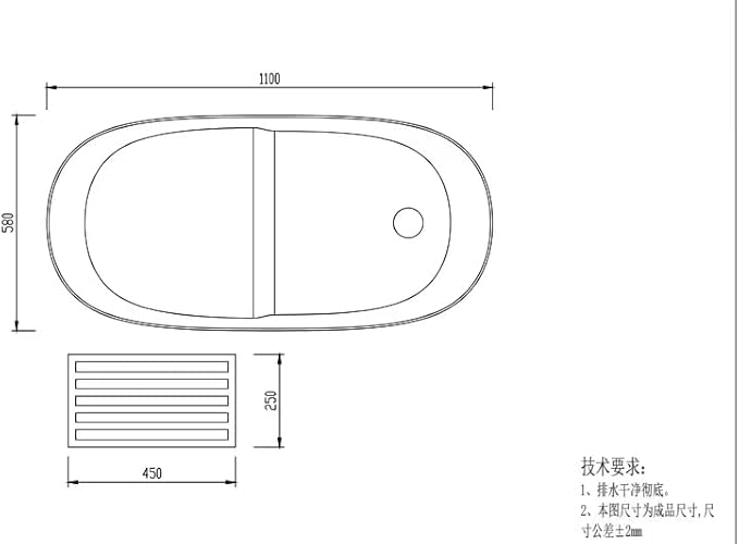 43" Stone Resin Janpanese Soaking Tub, Freestanding Deep Soaking Bathtub with Seat Desgin,Toe-tap Chrome Right Drain, Slotted Overflow, cUPC Certified, in Matte White AMG026-1100