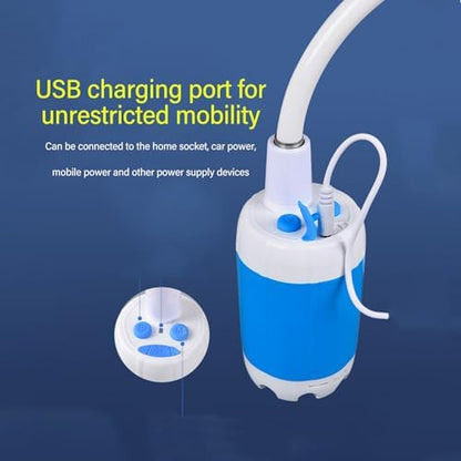 SUNGOOYUE Portable Camping Shower with 4000mAh Battery USB Rechargeable Waterproof Pump 60min Runtime Outdoor Shower for Hiking Beach RV