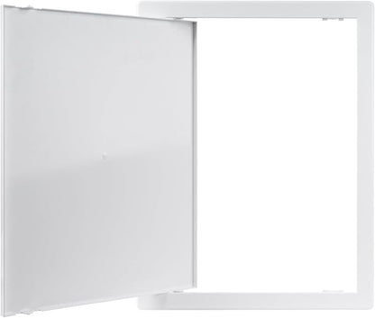12x16 Inch White Access Panel – ABS Plastic Rectangular Wall & Ceiling Access Door for Plumbing Electrical HVAC – Easy Install Indoor Panel for Drywall, Home Improvement and Maintenance