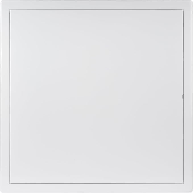 Vent Systems 16" x 16" Inch White Galvanized Steel Access Panel – Durable Access Door for Drywall, Wall or Ceiling – Easy Service Panel for Plumbing, Electrical, HVAC, and Maintenance Openings