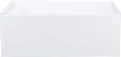 Swiss Madison Well Made Forever SM-AB549 Voltaire Alcove Tub 54" x 30" with Armrest in Glossy White
