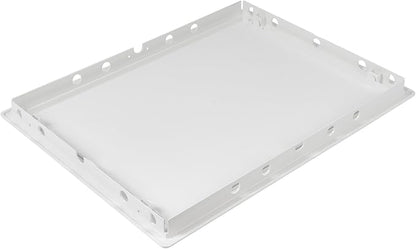 12x16 Inch White Access Panel – ABS Plastic Rectangular Wall & Ceiling Access Door for Plumbing Electrical HVAC – Easy Install Indoor Panel for Drywall, Home Improvement and Maintenance