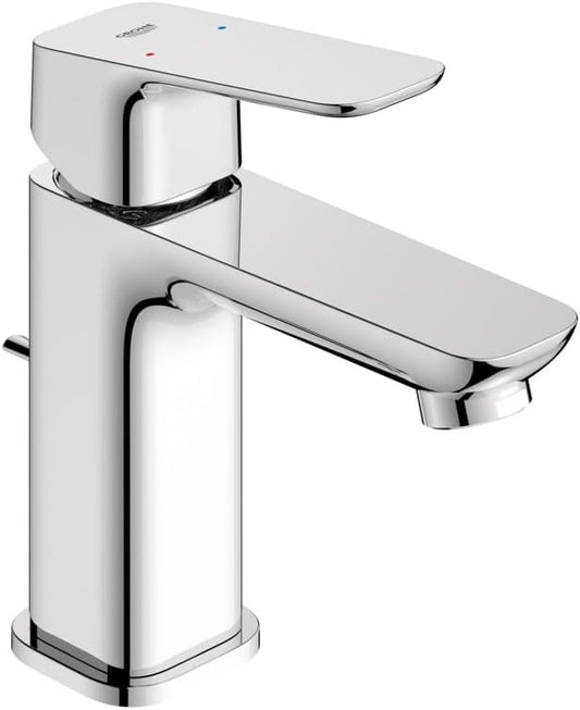 Grohe 1018980000 Cubeo Single Hole Single Handle S-Size Bathroom Faucet, 1.2 GPM, Starlight Chrome