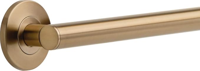 Delta Contemporary (1-Pack) 18" Shower Grab Bar Seniors ADA Compliant Champagne Bronze 450 lb Capacity Bathroom Safety Handle for Shower, Bathtub | Wall Mounted Balance Assist, Grip Bar 41818-CZ