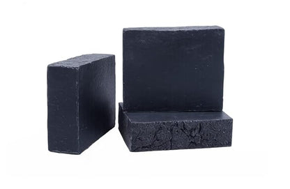3 Pk Activated Charcoal Organic Soap Bars, Handmade in USA, Natural & Cruelty Free (3 Pack, Activated Charcoal)