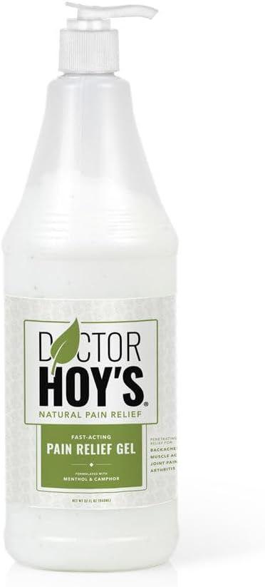 DOCTOR HOY'S Natural Pain Relief Gel, Topical Arnica Anti-Inflammatory Gel for Arthritis, Joint Pain, and Muscle Strains - Clean, Safe and Effective Pain Relief