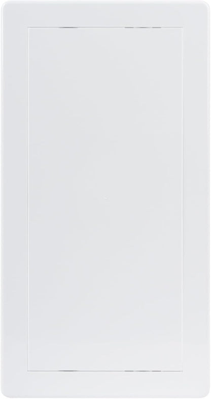 6x12 Inch White Access Panel – ABS Plastic Rectangular Wall & Ceiling Access Door for Plumbing Electrical HVAC – Easy Install Indoor Panel for Drywall, Home Improvement and Maintenance